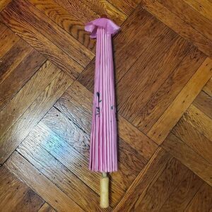Pink bamboo Cosplay Sun umbrella parasol